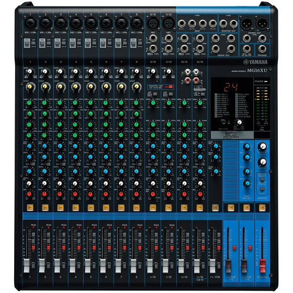 Main product image for Yamaha MG16XU 16 Channel 6-Bus USB Stereo Mixing Co 247-6037